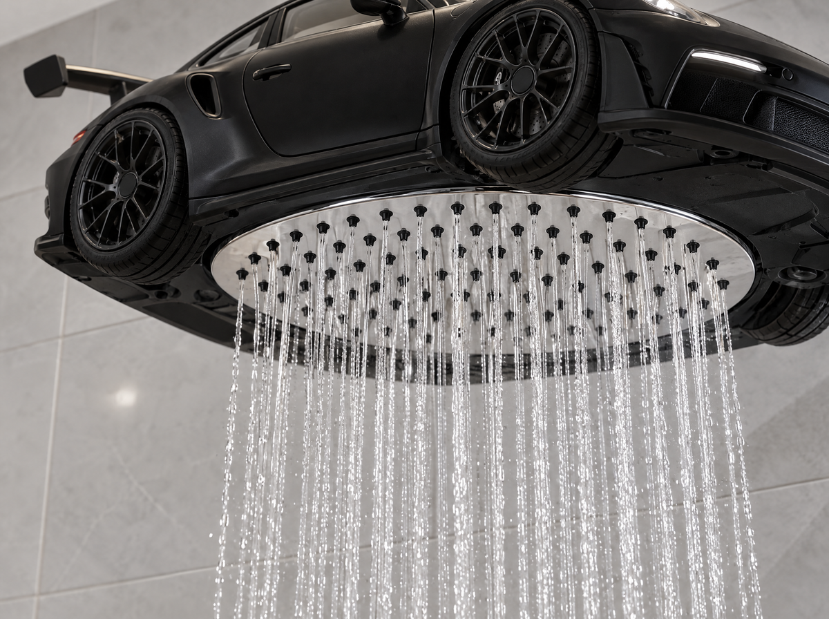 Rain plate from below