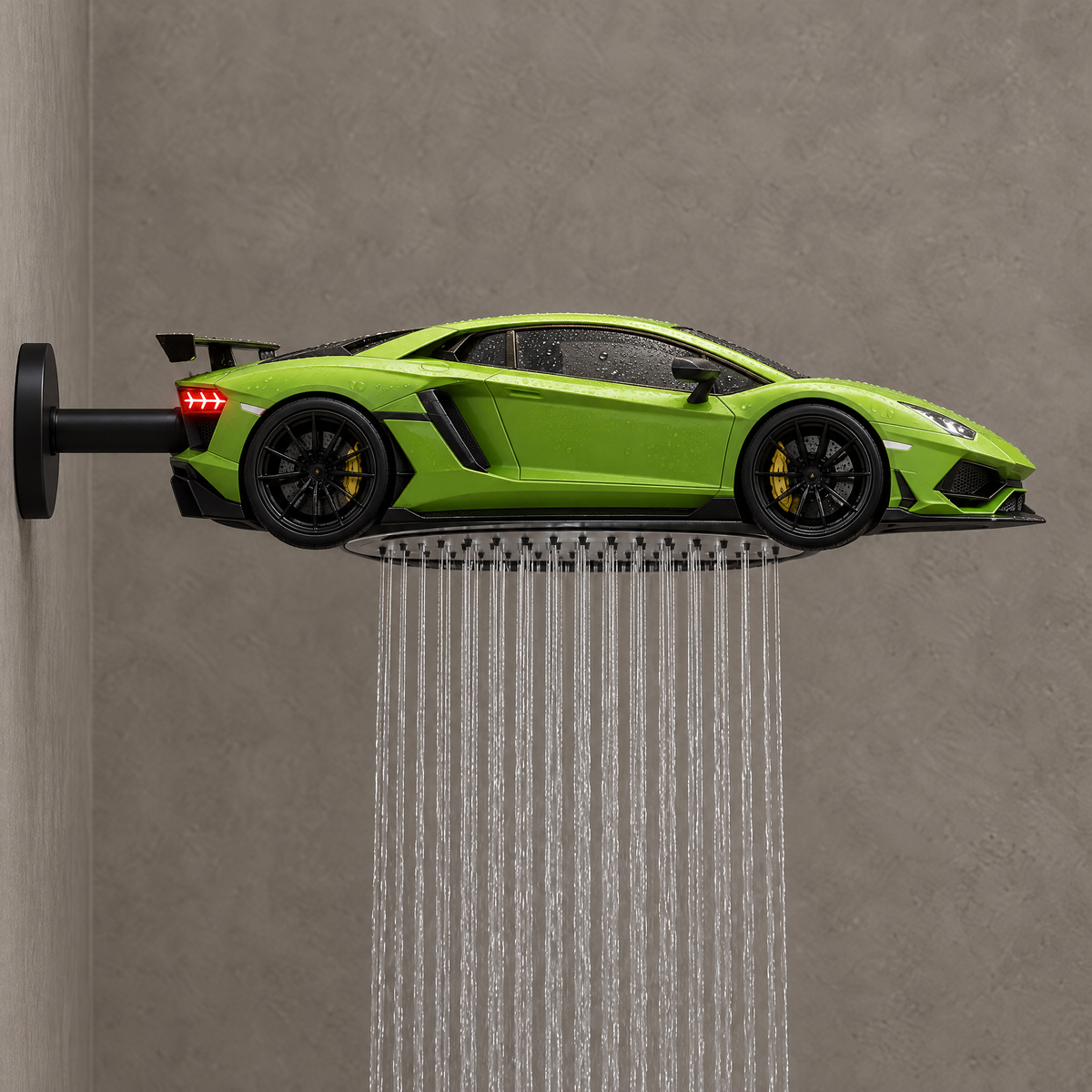 Green V12 side view